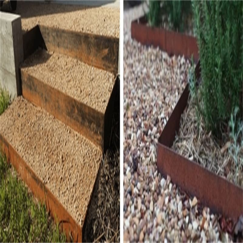 Modern Weathered Steel Edging Factory