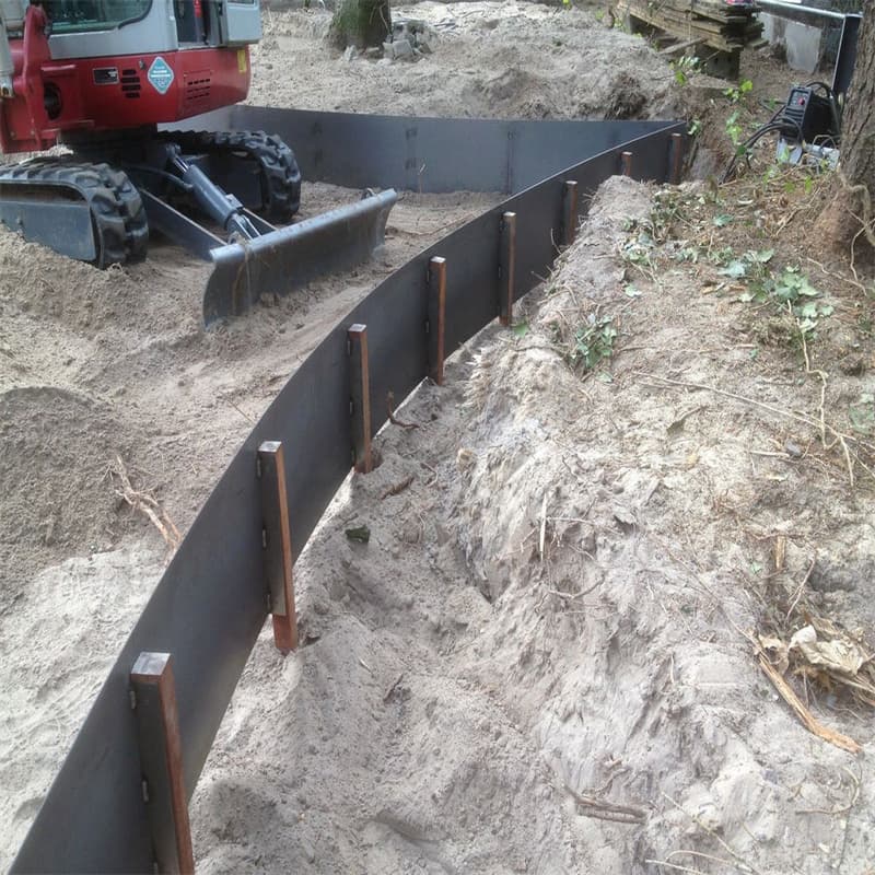 Modern Weathered Steel Edging Factory