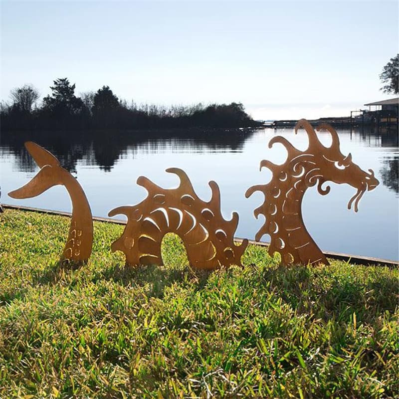 Industrial Style Rusty Metal Garden Art Household Retail