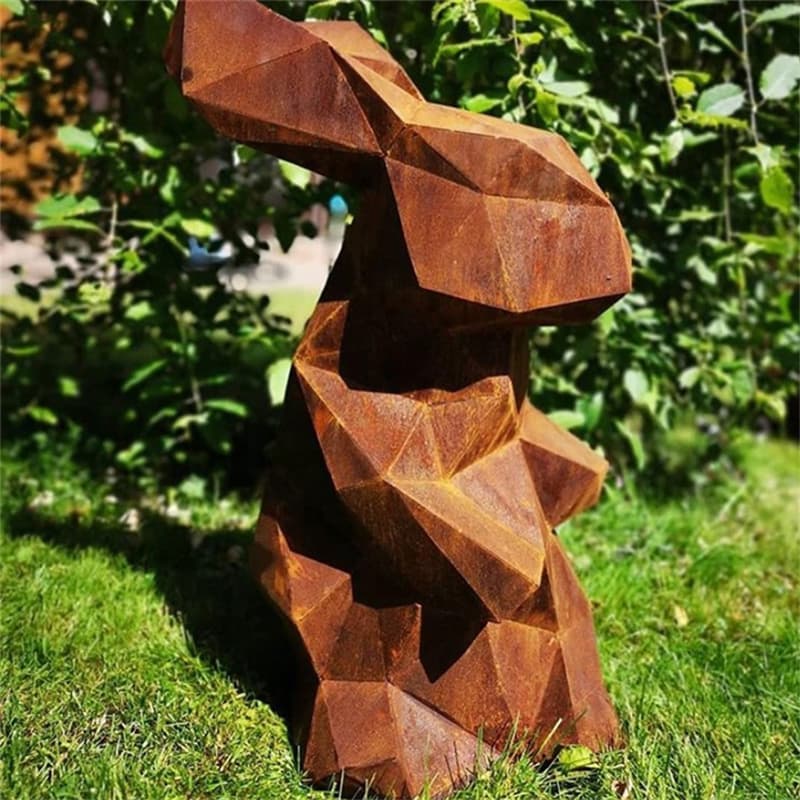 Industrial Style Rusty Metal Yard Art Services