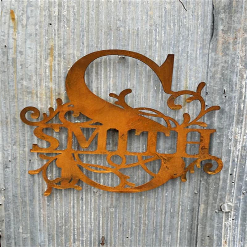 Industrial Style Rusty Metal Yard Art Services