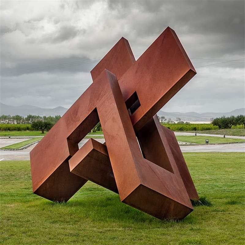Industrial Style Rusty Metal Yard Art Services