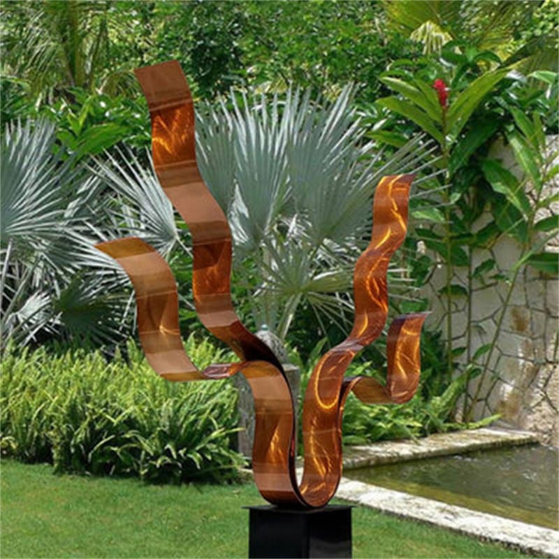 Industrial Style Rusty Metal Yard Art Services