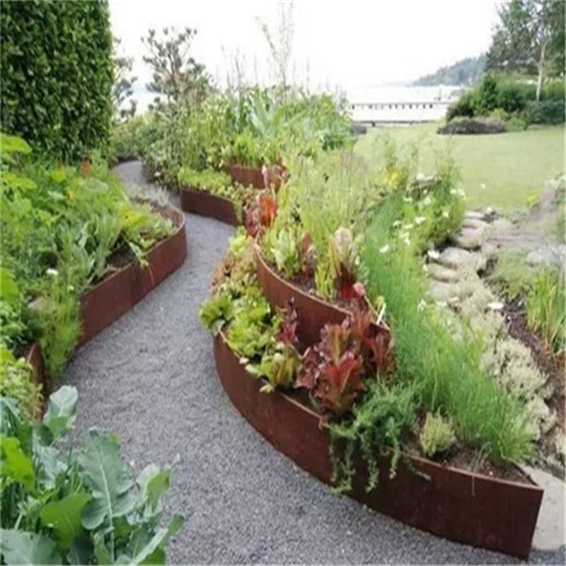Customized Weathered Steel Edging Household Retail
